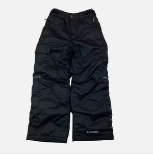 Kids Black Snow Pants